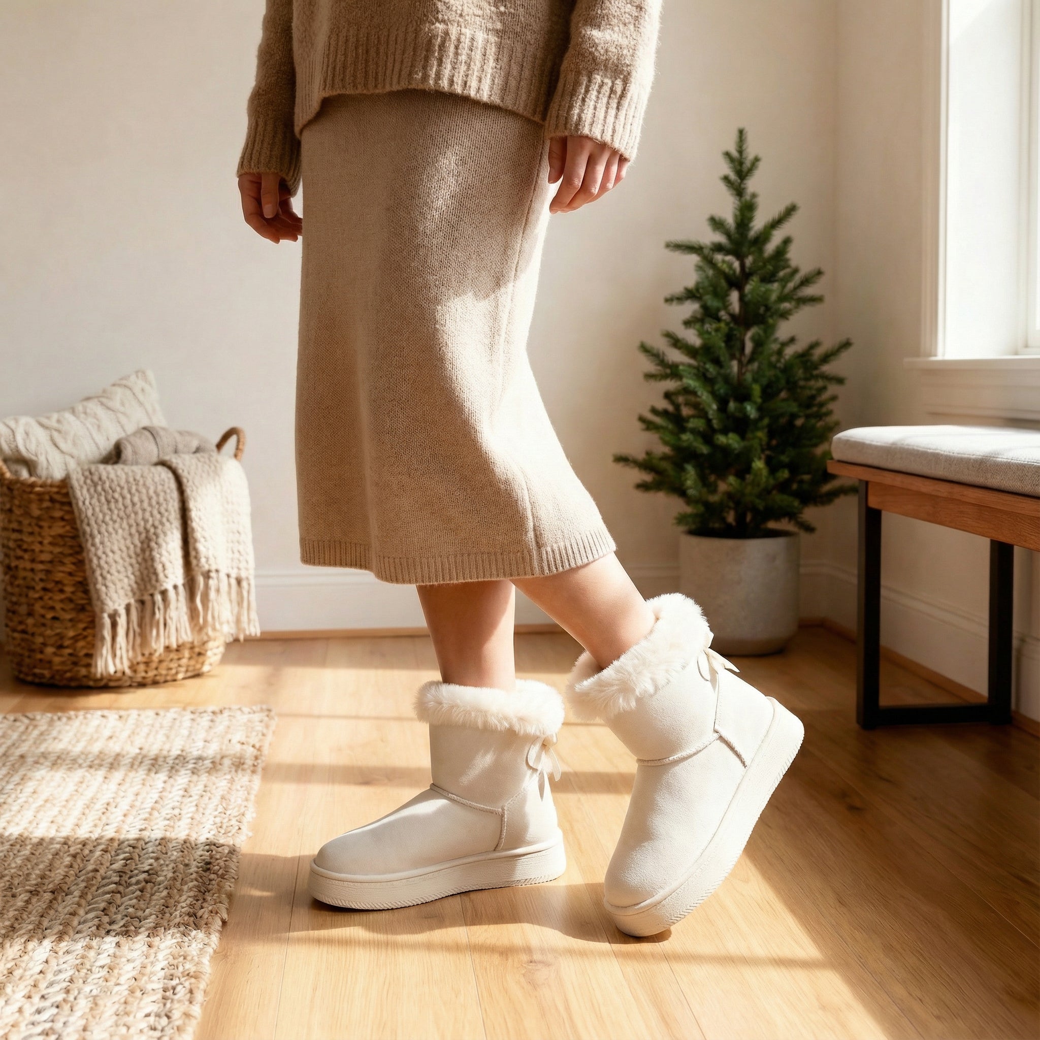 Cozy-Suede Boots
